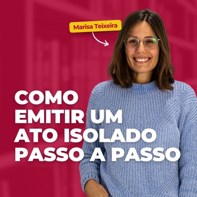 Como emitir um ato isolado passo a passo