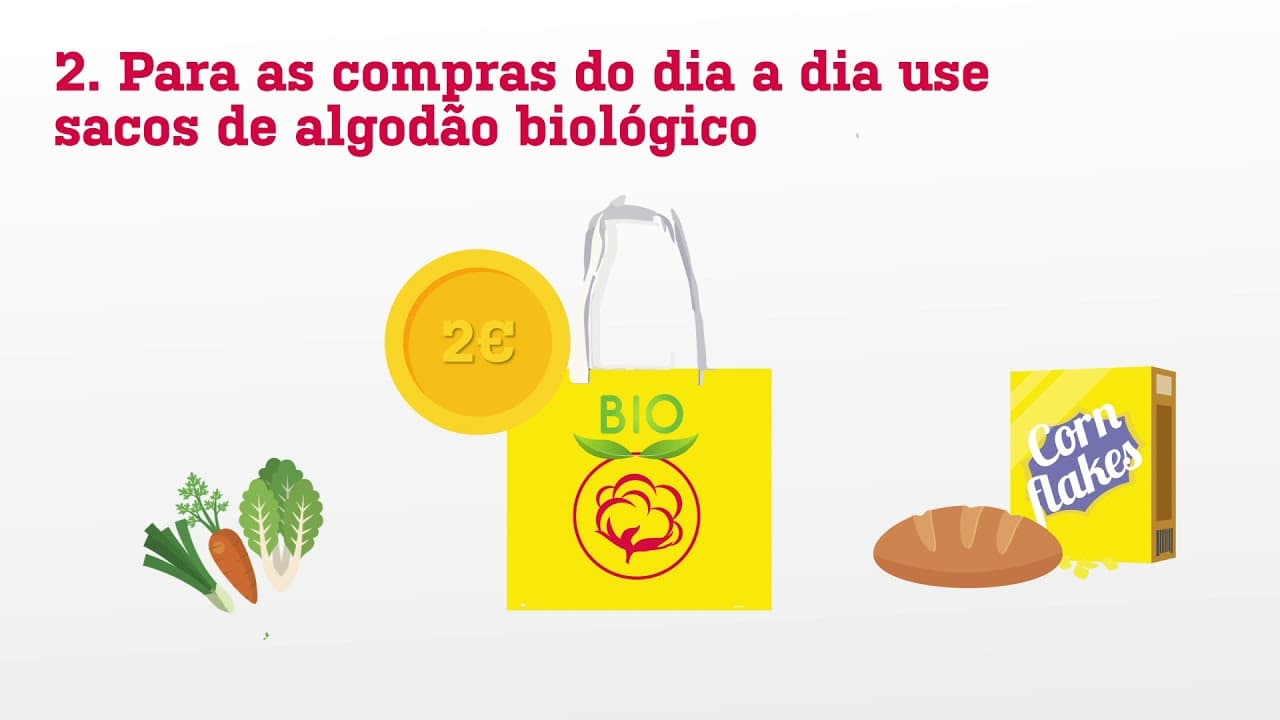 Um saco de plástico pode demorar até 1000 anos a ser decomposto. Deixar de usar estes sacos é uma forma de contribuir ativame